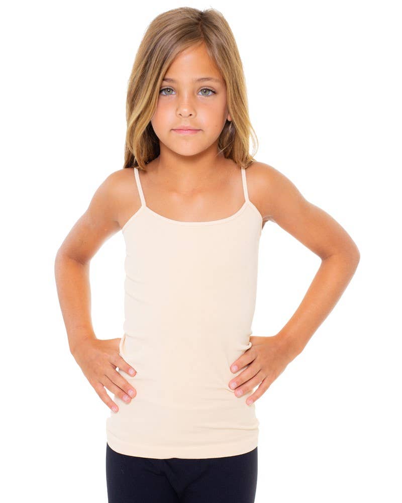Soft stretchy girls layering cami