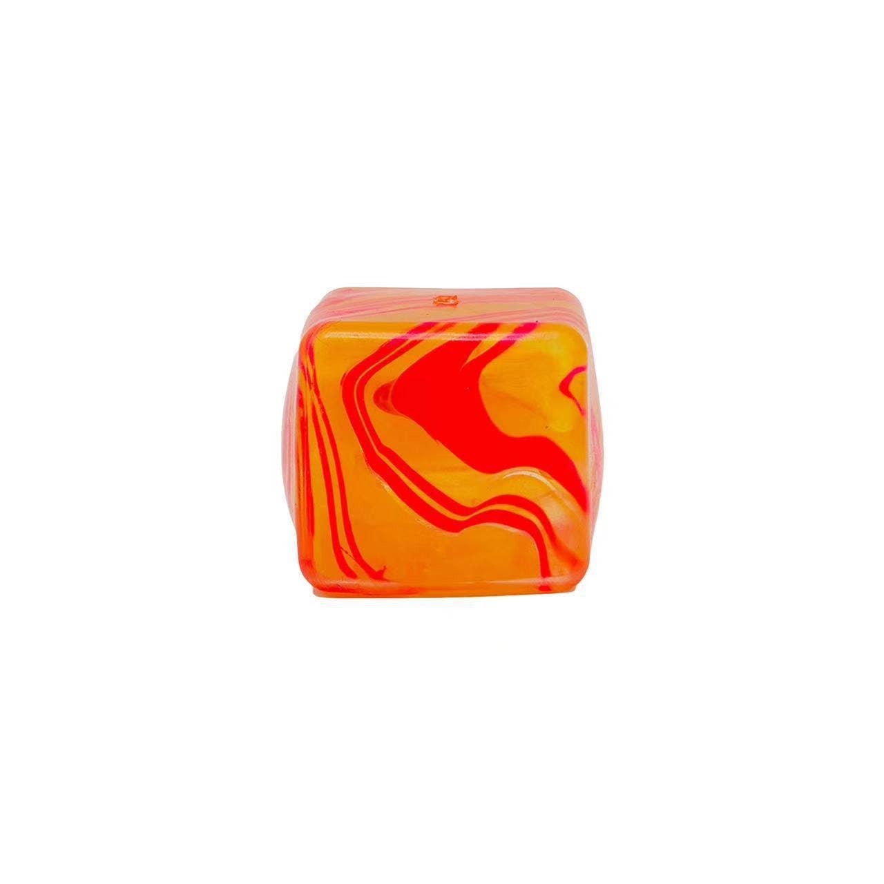 translucent cube squishy stress ball