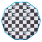 "Full Throttle" 🏁 Hot Wheels™ Black Checker Large Party Plates (8 ct) by Bonjour Fête