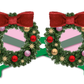 “Eye’ll Be Home for Christmas” 😎 Holiday Wreath Party Glasses by Packed Party