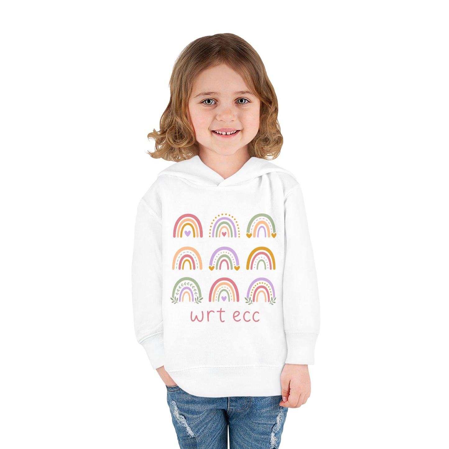 WRT ECC “Boho Rainbow Grid” Toddler Hoodie