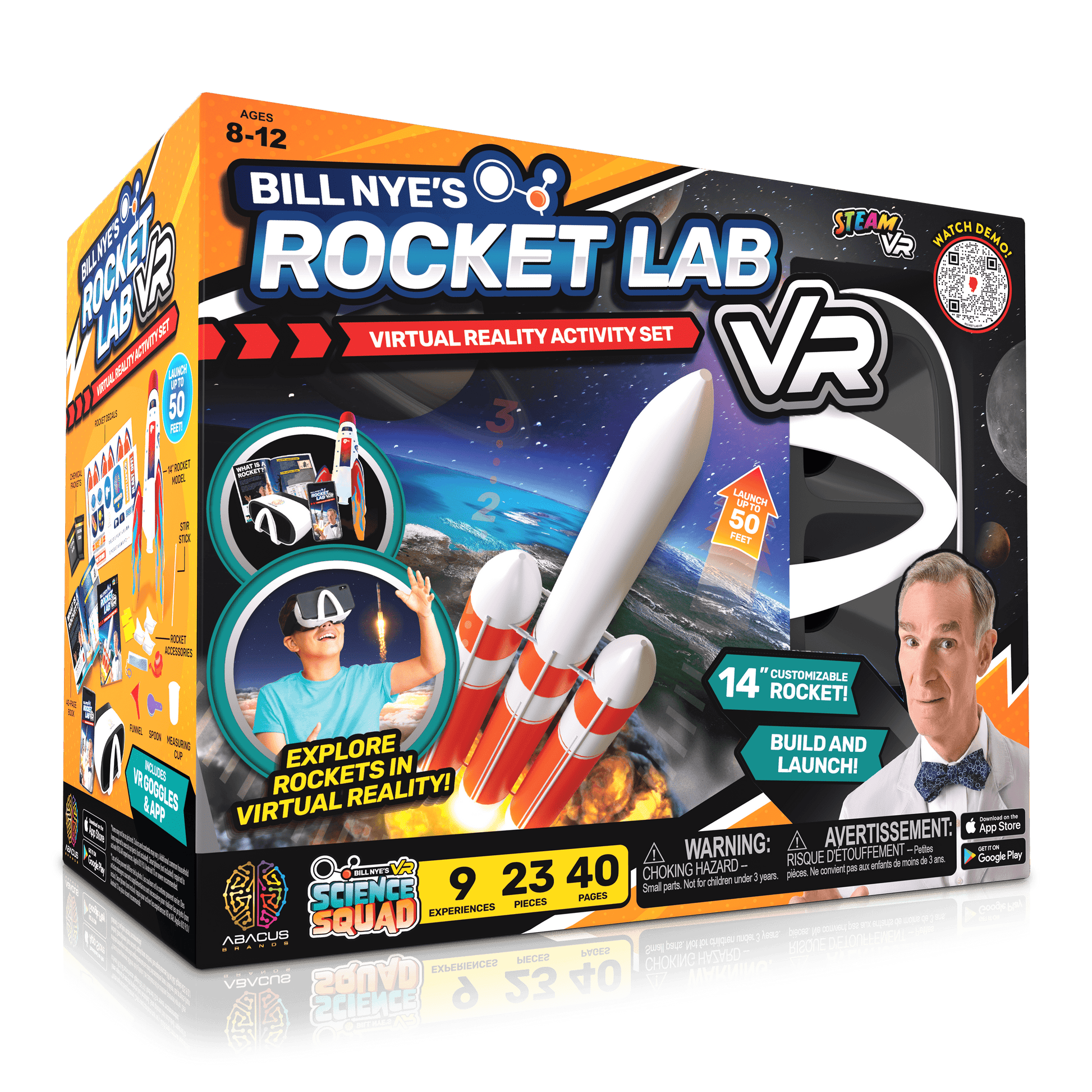 Bill Nye Rocket Lab VR STEM kit for kids
