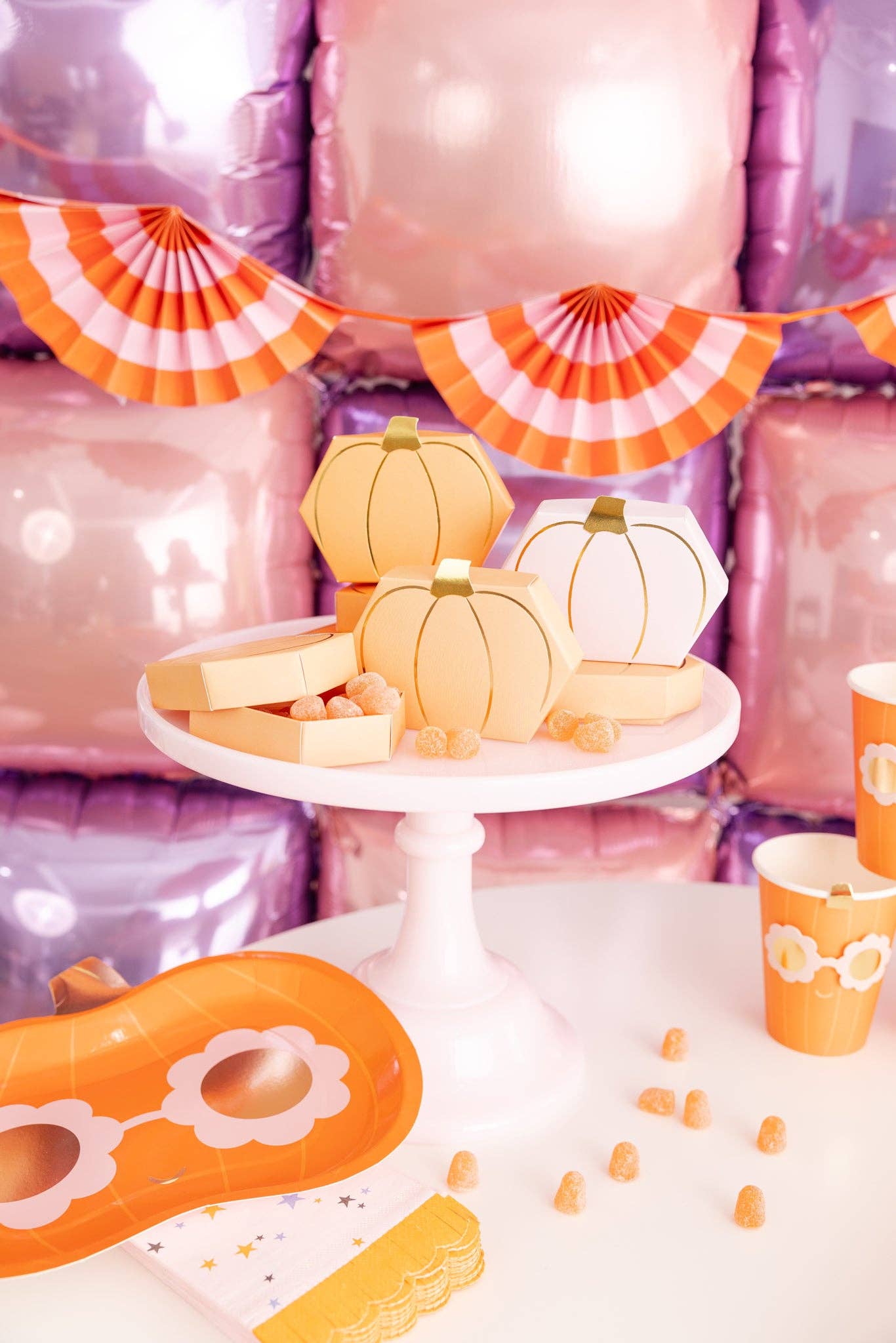 “Trick or Treatsies” 🎃 Pumpkin Treat Box Set (9 Boxes) by My Mind’s Eye