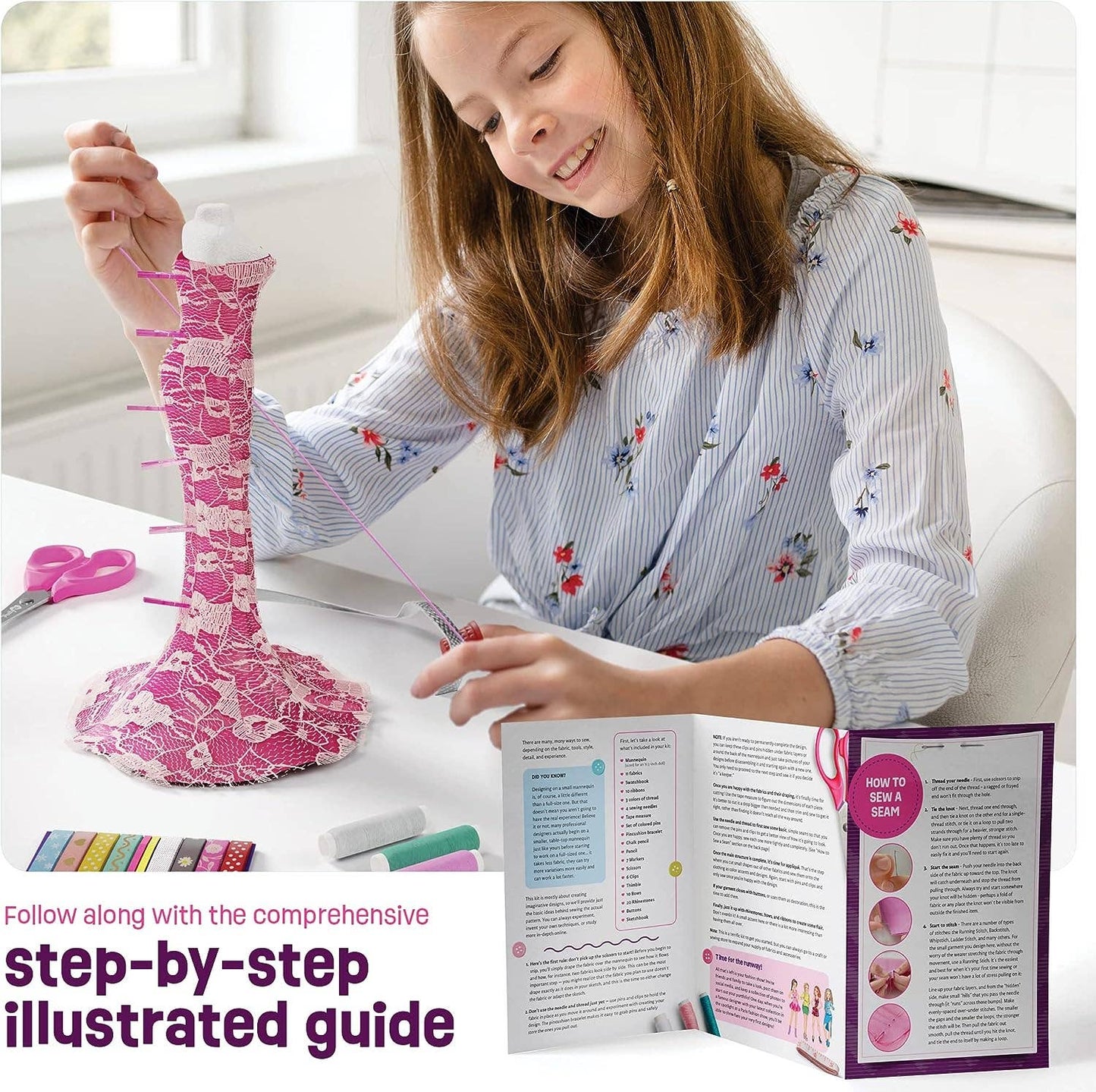 "Sew Chic" ✂️ Fashion Design Studio Sewing Kit by Dan&Darci