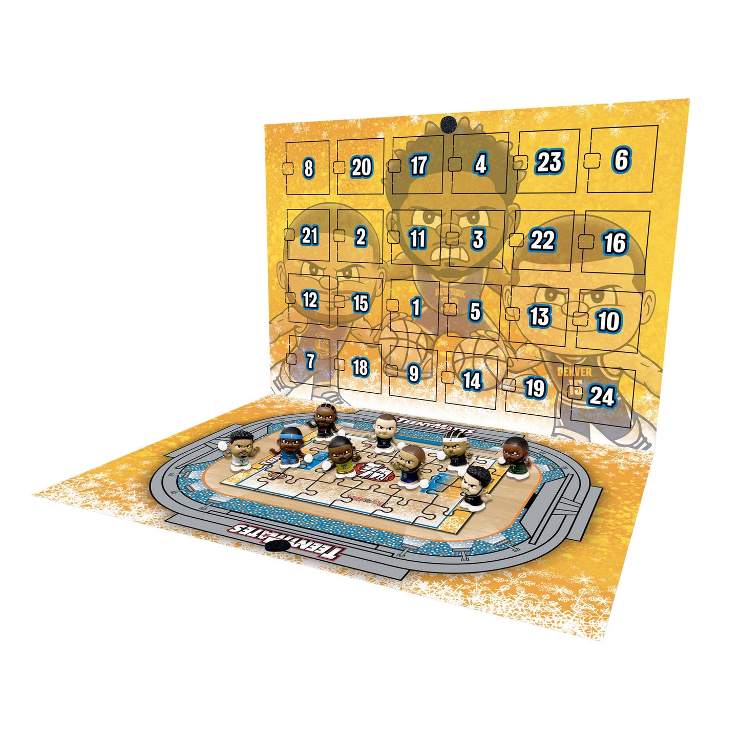 Countdown calendar with NBA player surprises