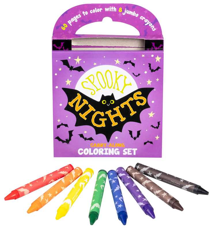 Printers Row Halloween coloring kit