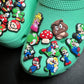 Mix-and-match shoe decorations for creative play