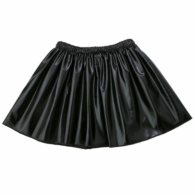 “Shimmer & Twirl” ✨ Metallic Pleather Skirt by Sparkle Sisters Couture Clips