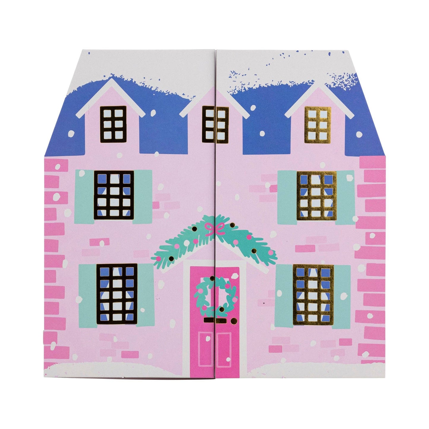 Nutcracker Sticker and Coloring Activity Kit for kids, featuring a nutcracker-themed sticker sheet and 20" x 10" house background for festive crafting and holiday fun.