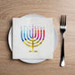 Blue and white Hanukkah party napkins