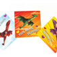 Classroom Valentine set with dragon flying toys