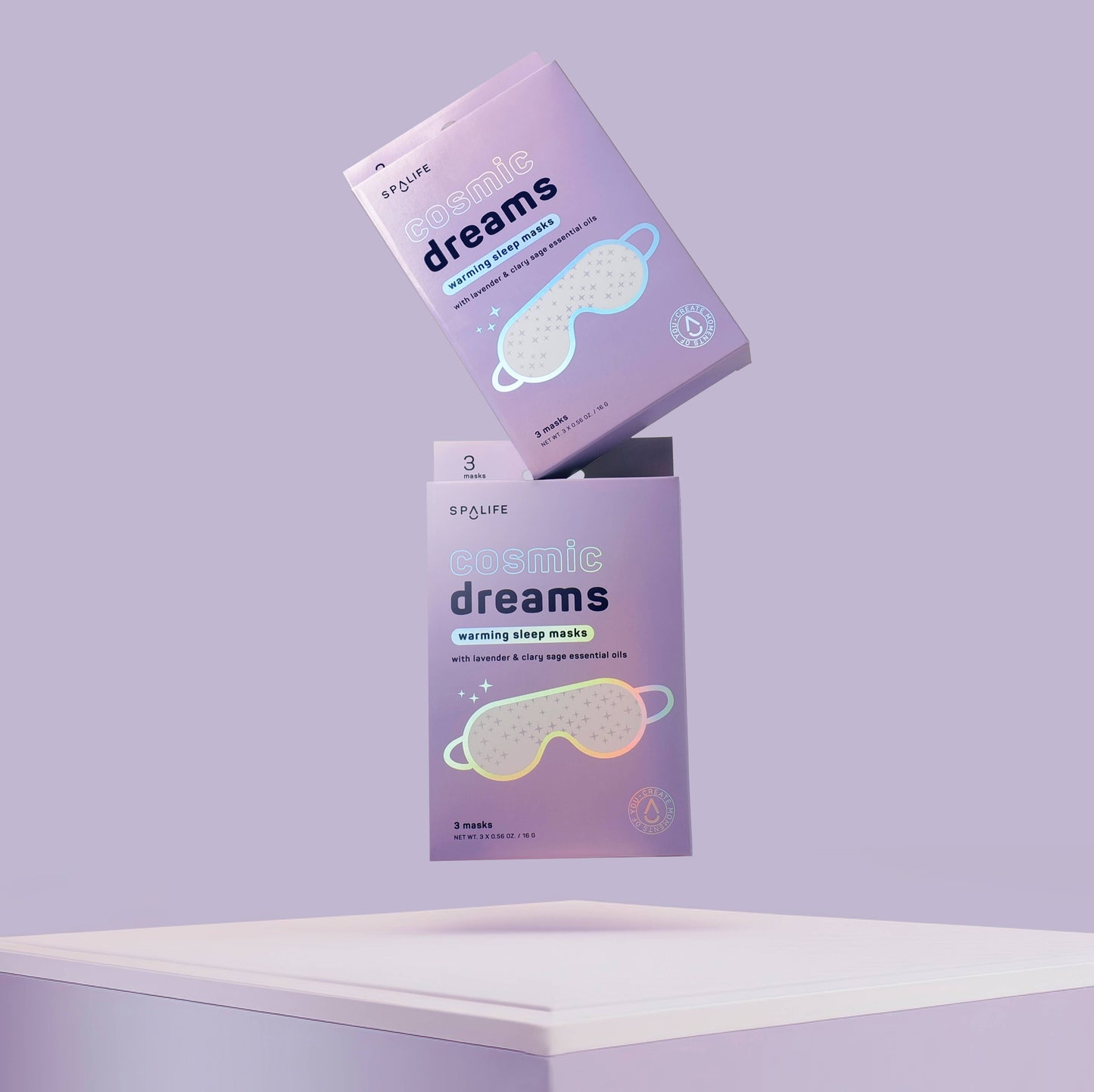 Cosmic Dreams warming sleep masks 3 pack