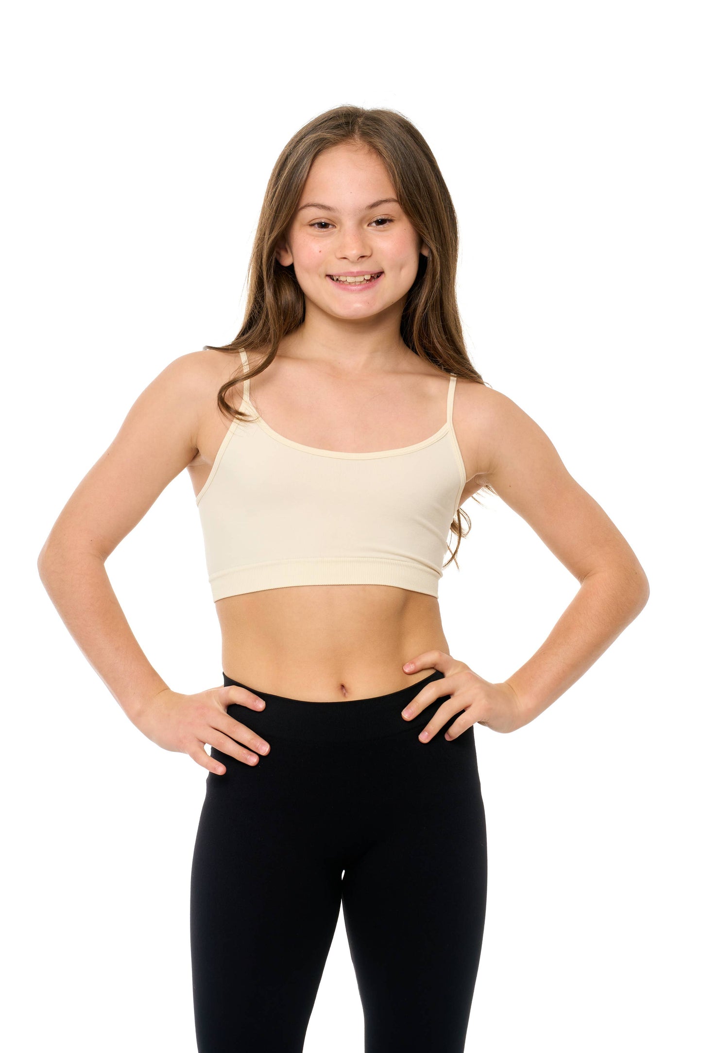 Tween bralette cami in bright colors