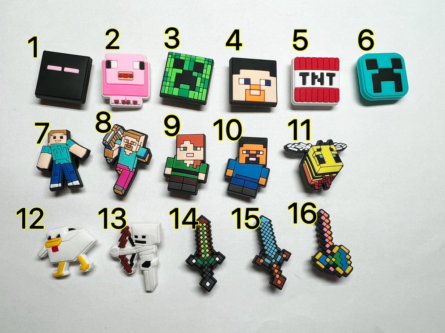 “Mine Your Style” ⛏️ Minecraft Croc Charms by JuliesDecal