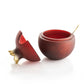 Resin Pomegranate Honey Dish: Gold
