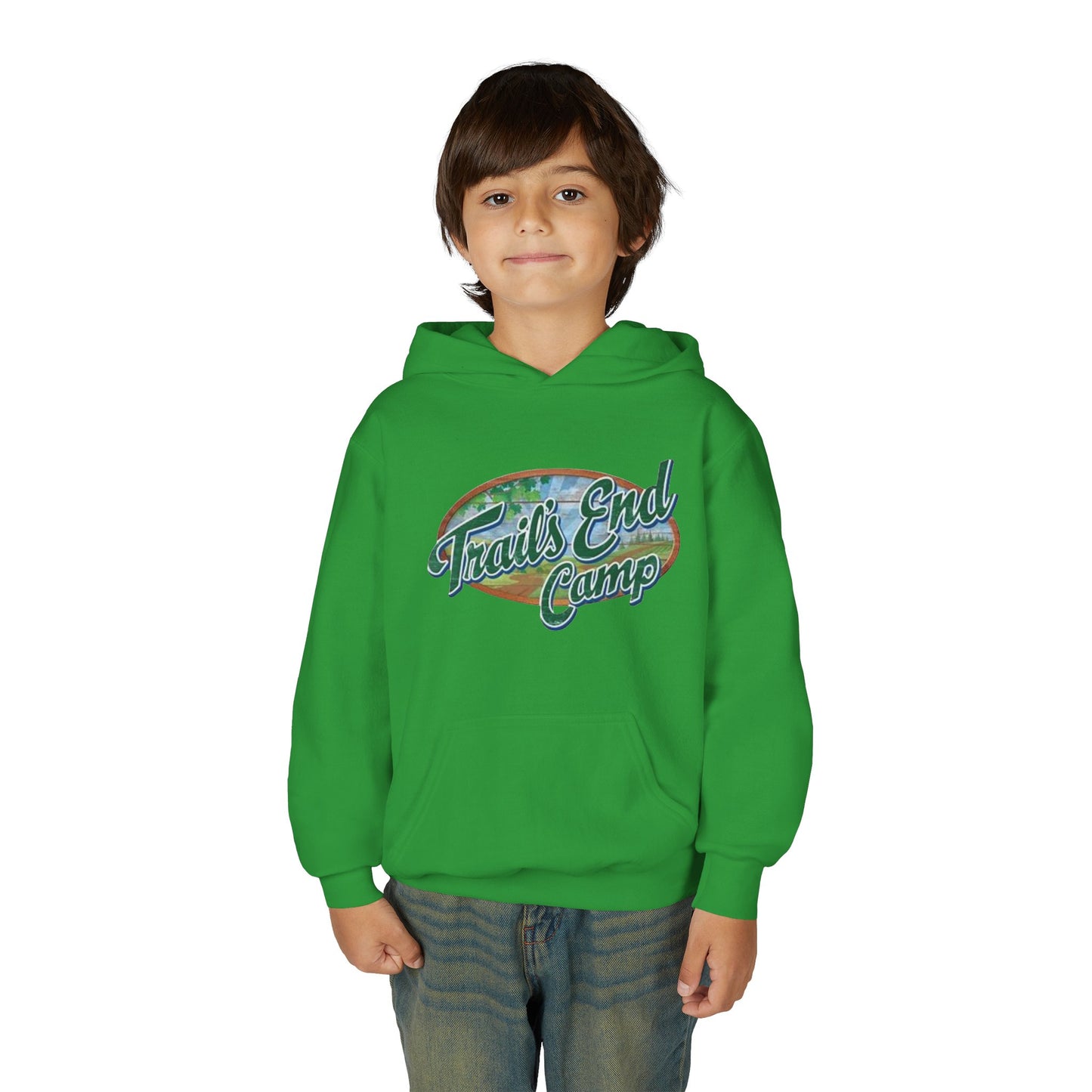 Youth Hoodie — Trails End Camp Retro Logo Sweatshirt