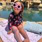"Wild at Heart" 👆 Kenzie Petal Pink Leopard Beach Towel by Calla & Friends