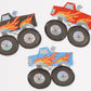 "Big Wheels" 🚛 Monster Truck Paper Plates by Meri Meri