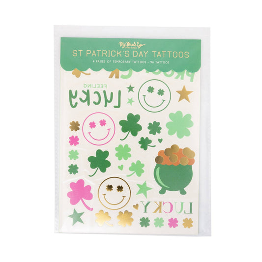 “Lucky You” ☘️ St. Patrick’s Day Temporary Tattoos