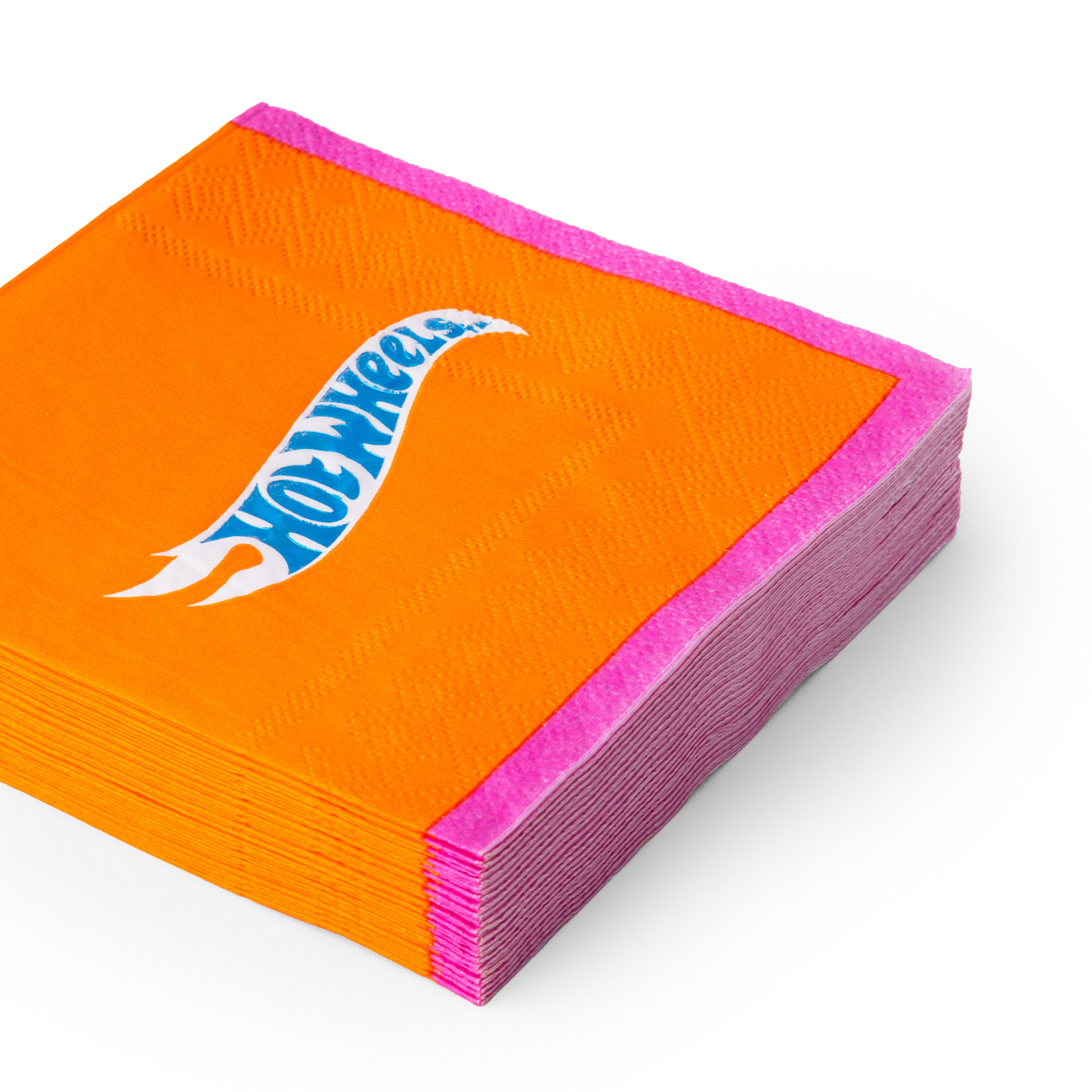 "Wipeout" 🏎️ Hot Wheels™ Orange Cocktail Napkins (20 ct) by Bonjour Fête