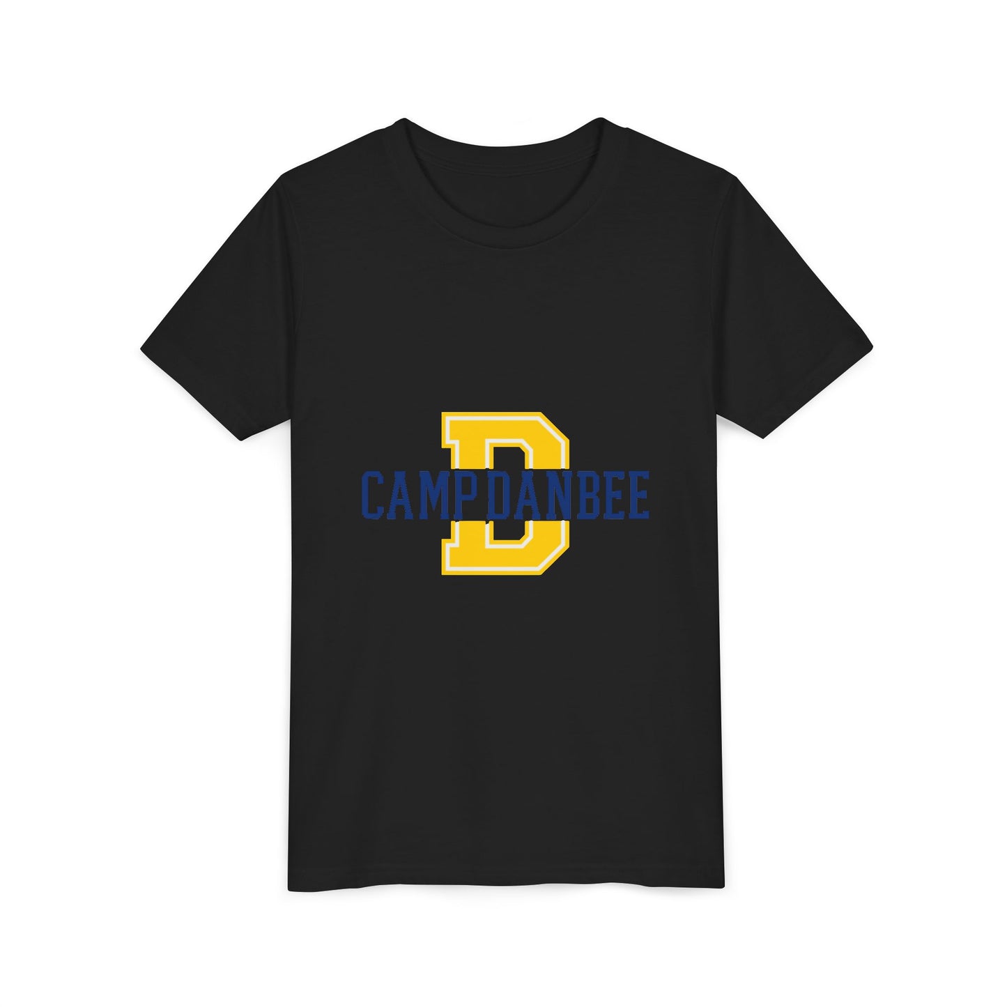 Youth Tee — 'Camp Danbee' Letterman D Logo Kids Shirt