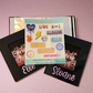 Personalized photo album designed for sleepaway camp, perfect for preserving memories. This custom album makes a great party favor or holiday gift, ideal for capturing fun moments and special events. A unique keepsake for kids, this album is perfect for girls' camps and birthday celebrations.