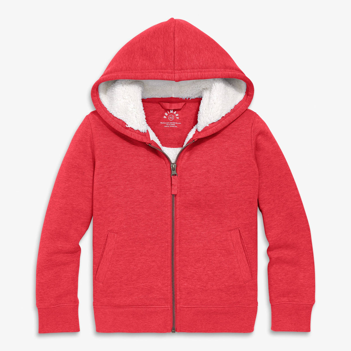 "Teddy Hugs" 🧸 Kids Fleece-Lined Zip Hoodie by Primary
