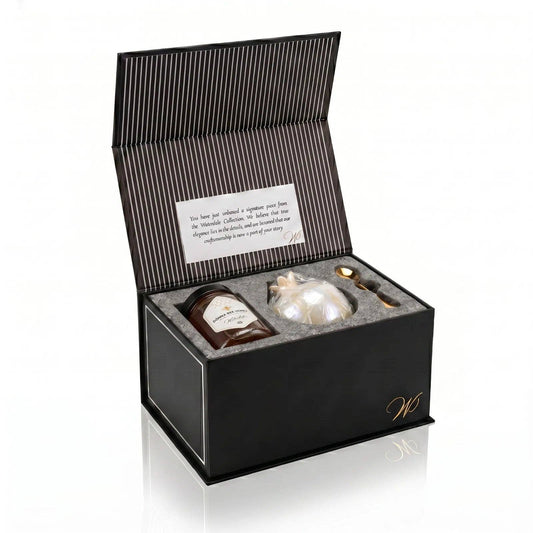 “Done and Dipped” 🍯 Rosh Hashanah Honey Dish Gift Set by Waterdale Collection