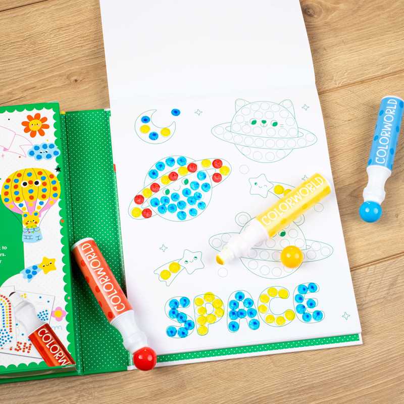 “Let’s Dot This!” 🎨✨ Jumbo Dot Art Coloring Kit by Editors of Silver Dolphin Books