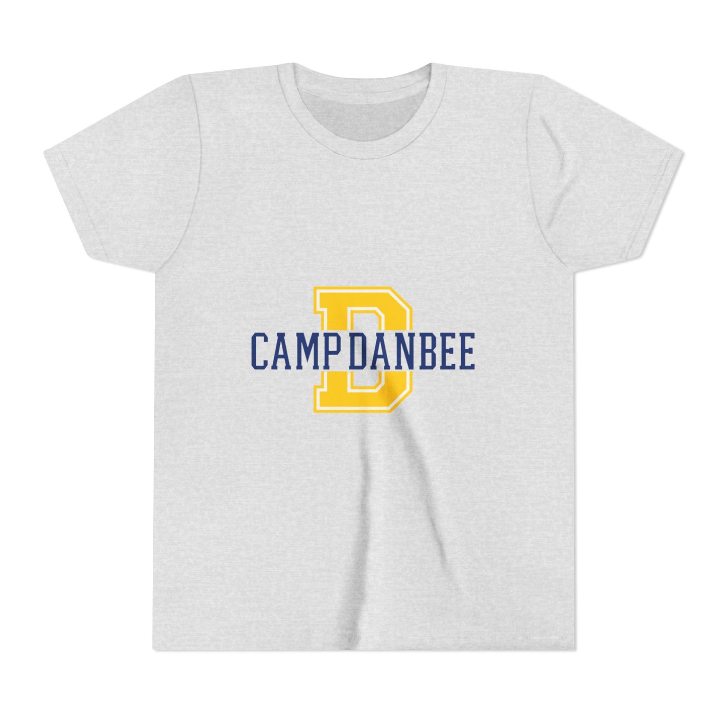 Youth Tee — 'Camp Danbee' Letterman D Logo Kids Shirt