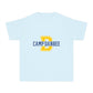 Youth T-Shirt — Camp Danbee Yellow Tee with Letter D