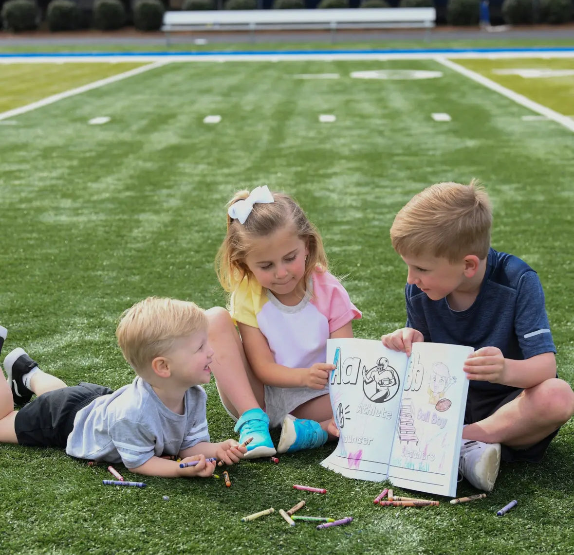 Football Coloring Books Party Favors featuring football-themed covers, with each book containing over 70 pages for coloring. Perfect for ages 1-8, ideal as birthday party favors, classroom giveaways, and more. Each coloring book measures approximately 11 inches tall by 8.5 inches wide