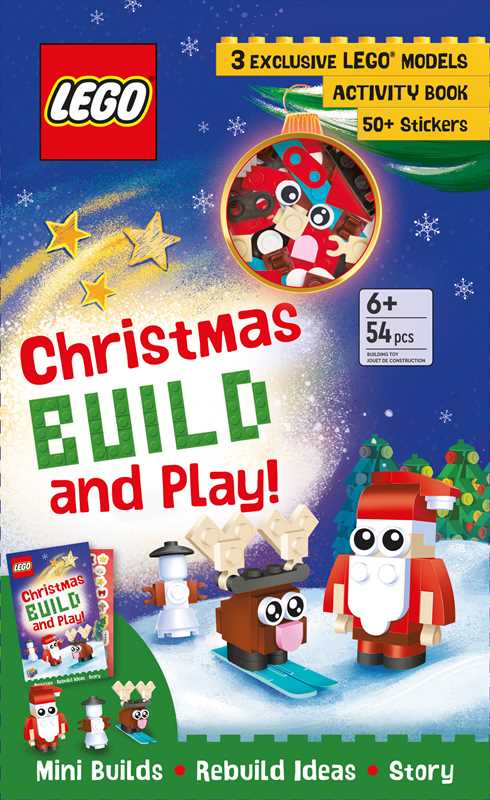 LEGO Christmas activity kit with Santa, Snowman & Reindeer