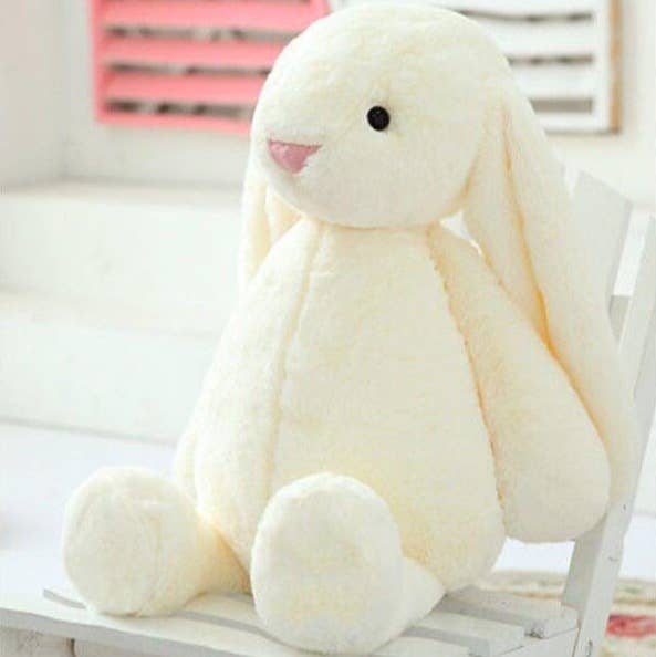 40cm Custom Named Embroidered Plush Bunny – Personalized Easter Gift for Kids and Adults