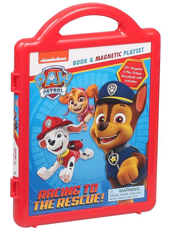 PAW Patrol storybook with magnetic play scenes