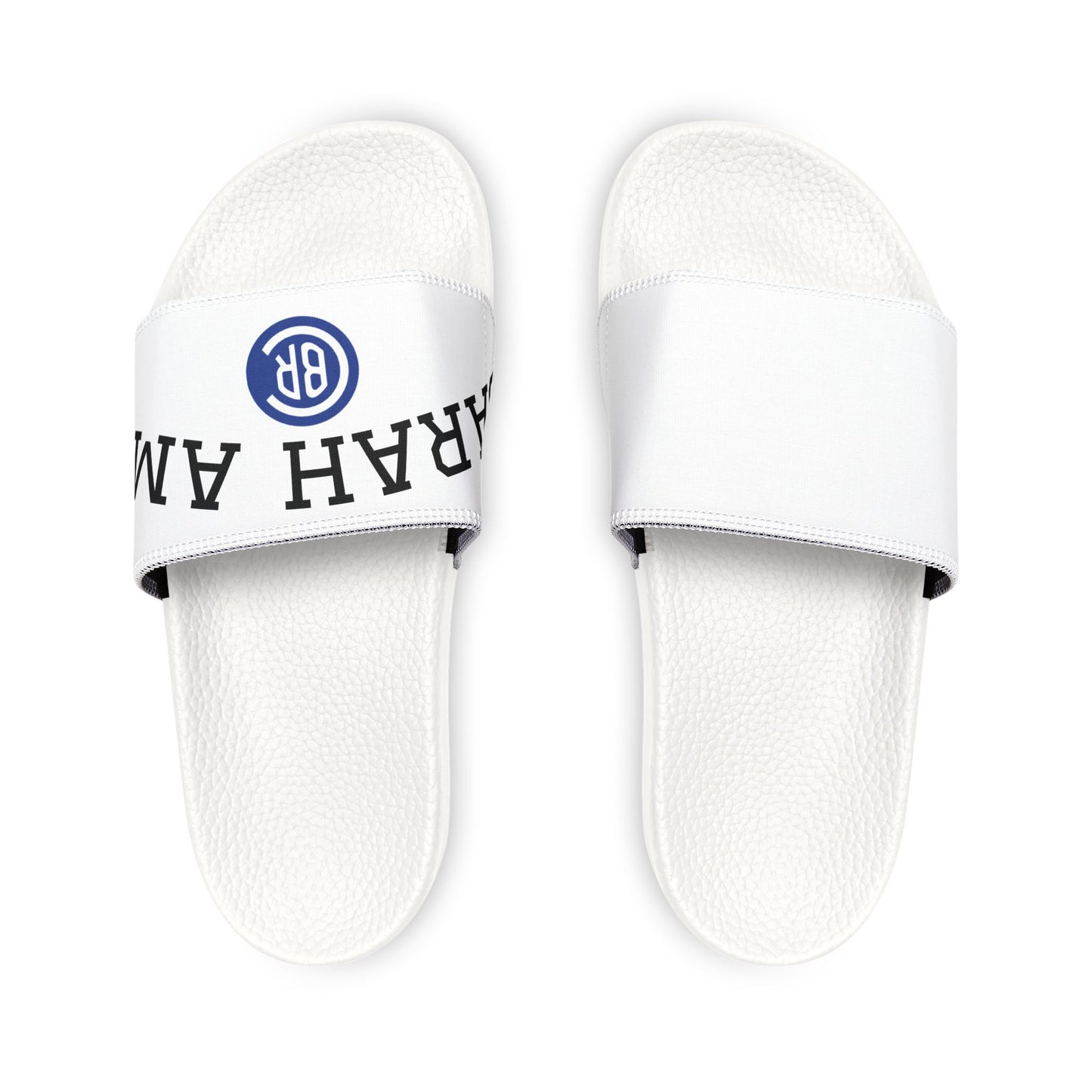 Youth Personalized Slide Sandals — Custom Name Removable Strap