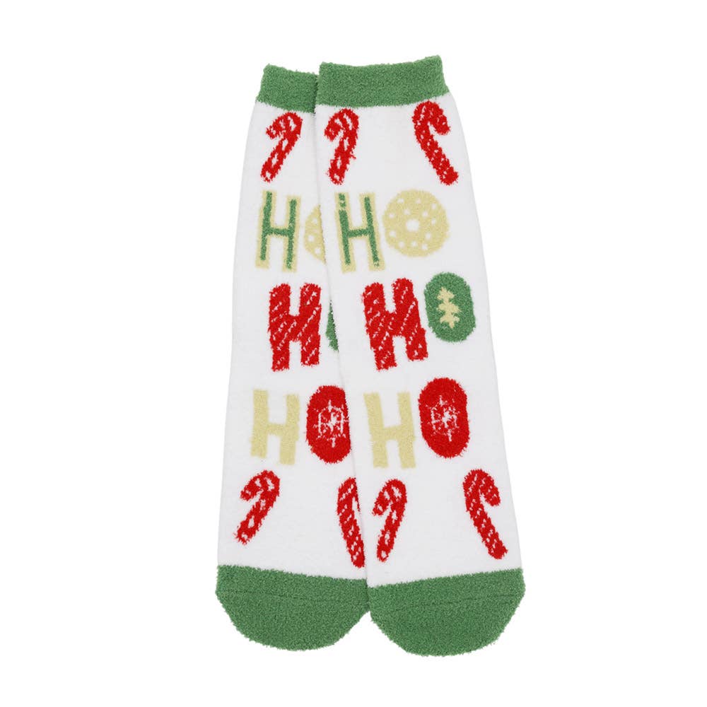 “Cold Feet” 🧦 Fuzzy Holiday Message Socks (12-Pack) by CGO