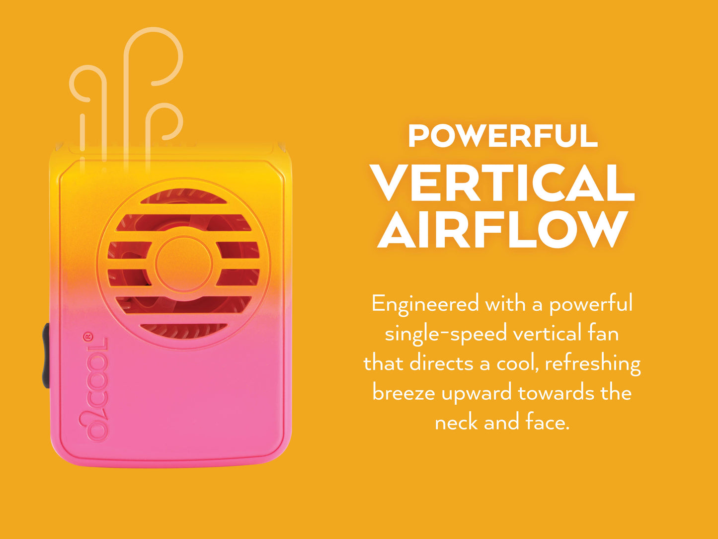 “Fan Girl” 🪭 O2Cool Deluxe Necklace Fan Ombre Colors