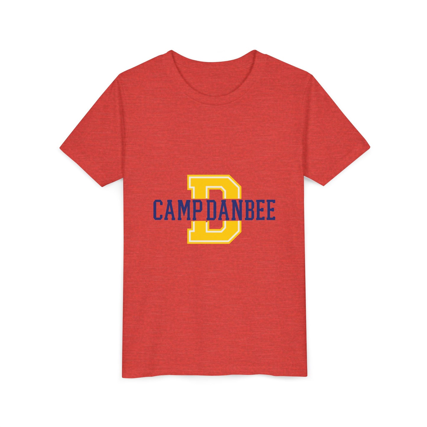 Youth Tee — 'Camp Danbee' Letterman D Logo Kids Shirt