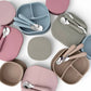 "Mealtime Mavens" 🍽️ Big Kids Slate Blue Utensils by Calla & Friends