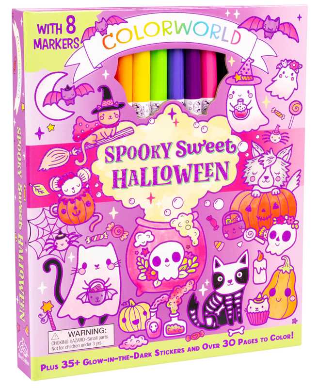 “Spooky Sweet Halloween” 🎃 ColorWorld: Spooky Sweet Halloween by: Kit - Paperback; 64 pages / English