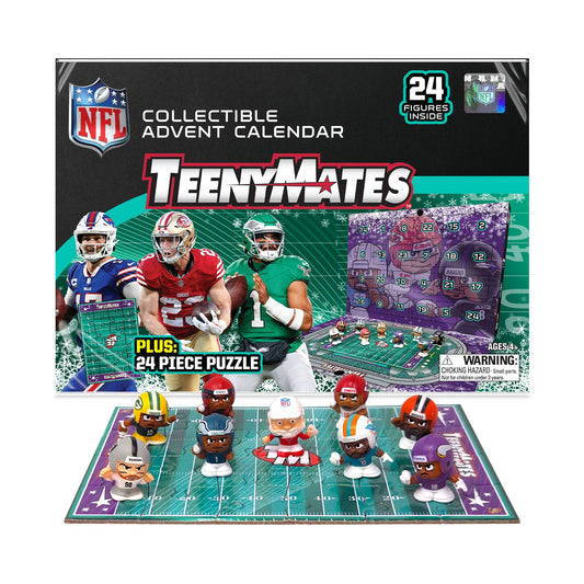 TeenyMates NFL Holiday Advent Calendar with 23 figures