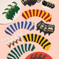 Wizard Cupcake Set - 24 sets of liners + toppers, magic kids