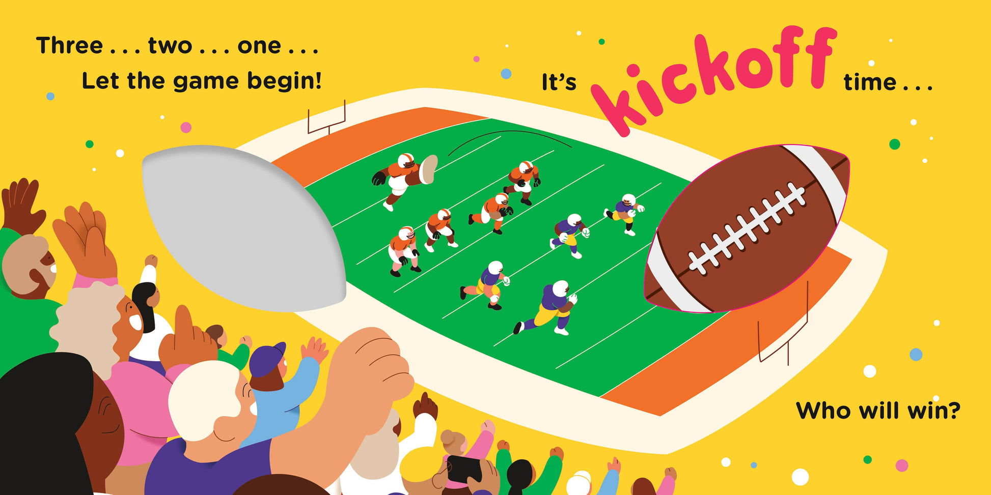 Football board book for babies and toddlers
