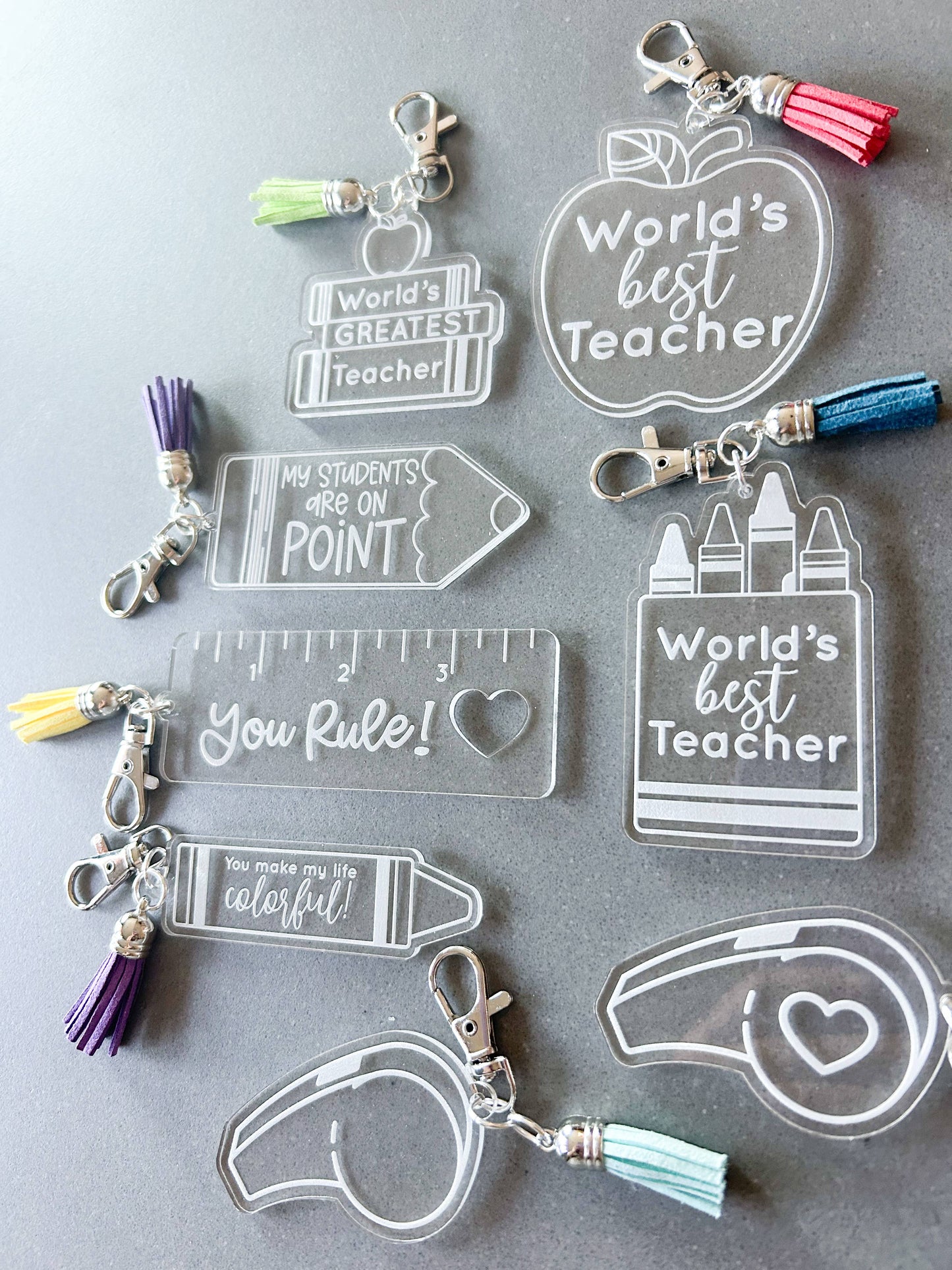 “My Students are on Point” ✏️ Teacher Keychain