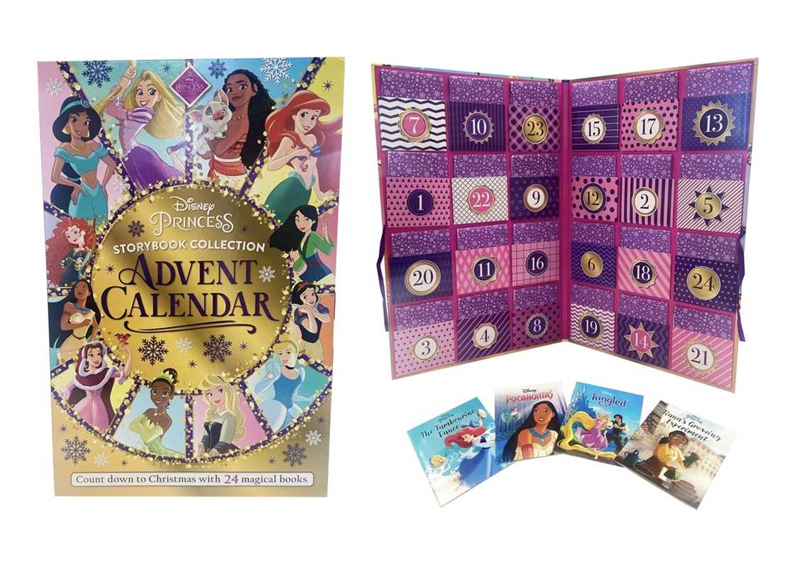 Mini storybooks for toddlers Disney Princess advent
