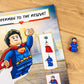 LEGO Superman book and toy gift for kids