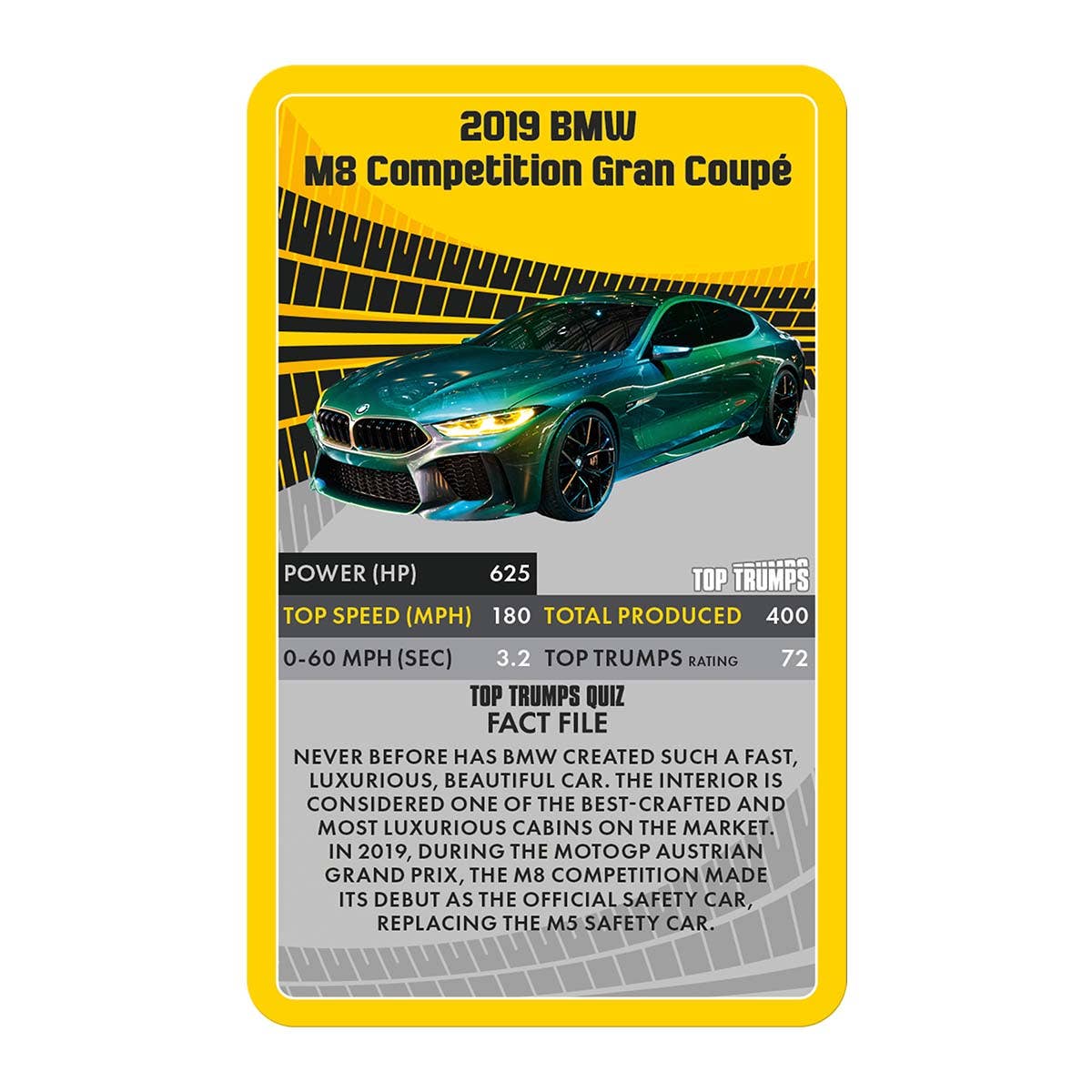 Top Trumps Supercars: race with 30 powerful cars like Bugatti Chiron, Aston Martin, McLaren, and Porsche.