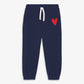 "Soft Spot" 💗 Kids French Terry Heart Sweatpants by Primary