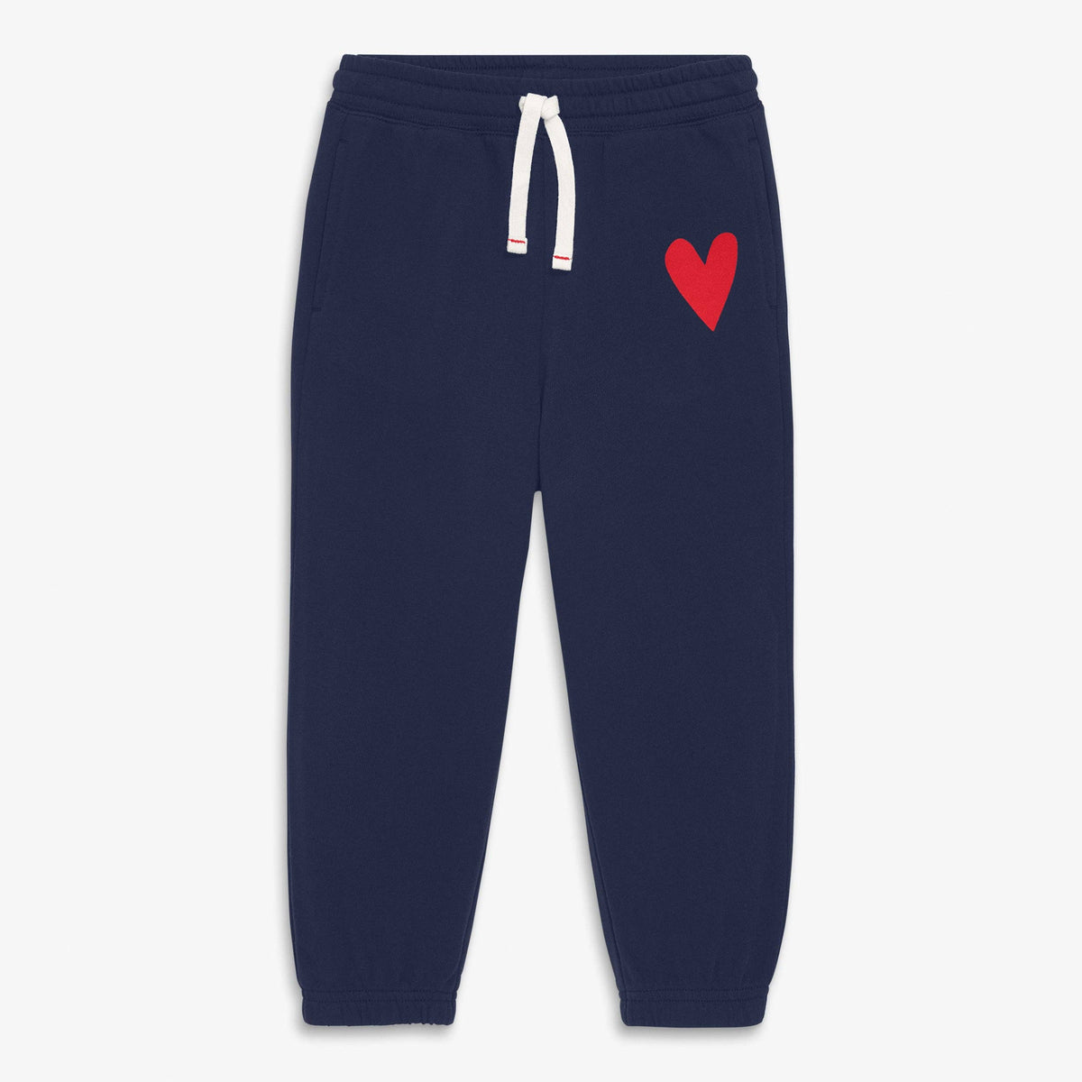 "Soft Spot" 💗 Kids French Terry Heart Sweatpants by Primary